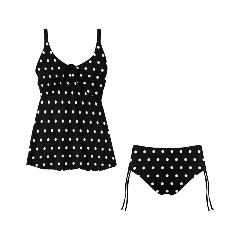 shapes colors texture art Chest Drawstring Swim Dress (Model S30) - Objet D'Art