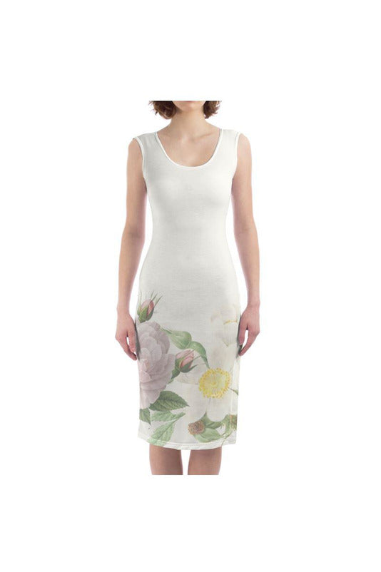 Floral Flare Bodycon Dress - Objet D'Art
