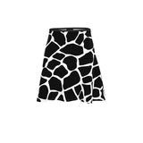 Giraffe Print Flared Skirt - Objet D'Art