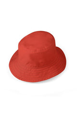 Black and Red-Orange Reversible Bucket Hat - Objet D'Art