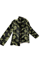 Arabesque Green Wrap Blazer - Objet D'Art