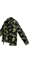 Arabesque Green Wrap Blazer - Objet D'Art