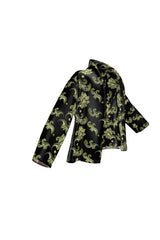 Arabesque Green Wrap Blazer - Objet D'Art