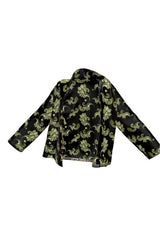 Arabesque Green Wrap Blazer - Objet D'Art