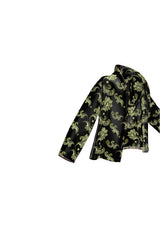 Arabesque Green Wrap Blazer - Objet D'Art