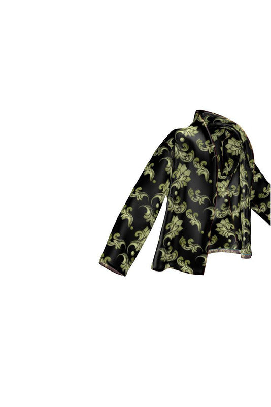 Arabesque Green Wrap Blazer - Objet D'Art
