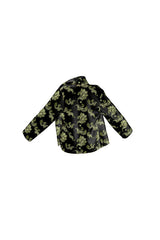 Arabesque Green Wrap Blazer - Objet D'Art