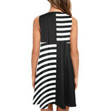 Curves Sleeveless A-Line Pocket Dress - Objet D'Art