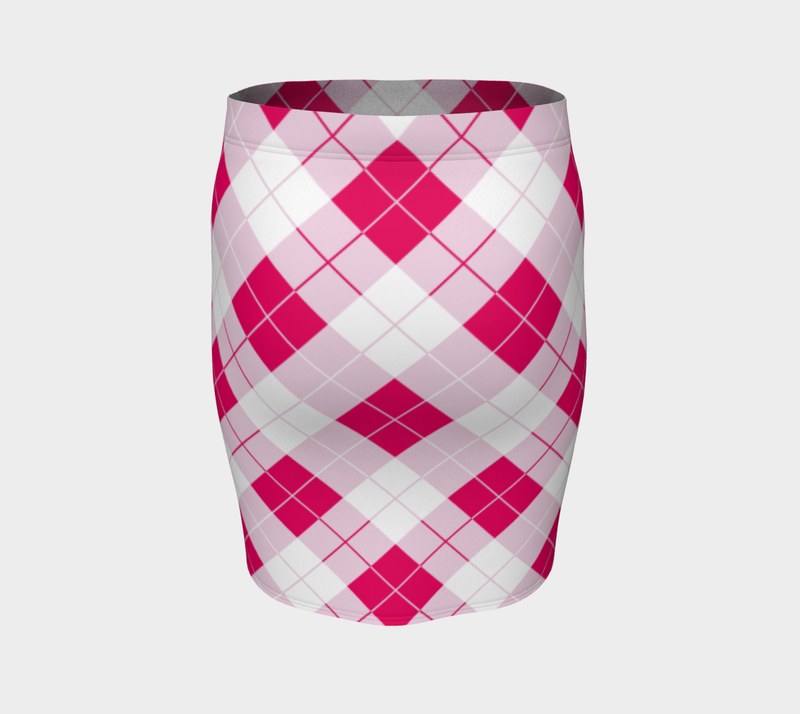 Innuendos of Plaid Fitted Skirt - Objet D'Art