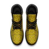 Yellow Snakeskin Casual Leather Lightweight boots TB - Objet D'Art