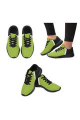 Lime & Black Women’s Running Shoes (Model 020) - Objet D'Art