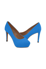 Coral Blue Women's High Heels - Objet D'Art