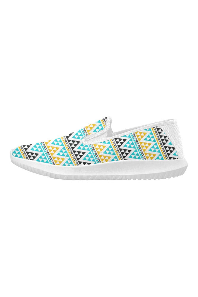 d17 delta top back Orion Slip-on Women's Canvas Sneakers (Model 042) - Objet D'Art