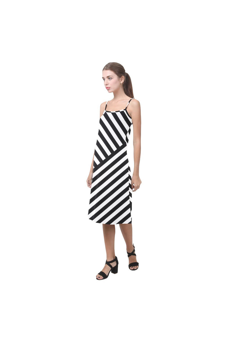 Butting Stripes Alcestis Slip Dress - Objet D'Art Online Retail Store