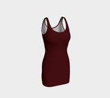 Dark Raspberry Bodycon Dress - Objet D'Art