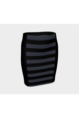 Striped Fitted Skirt - Objet D'Art