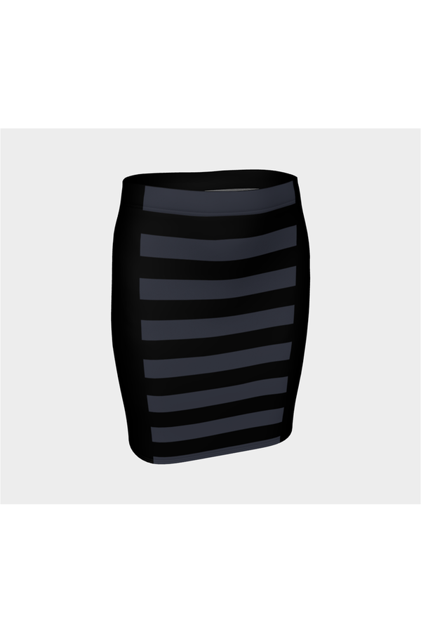 Striped Fitted Skirt - Objet D'Art