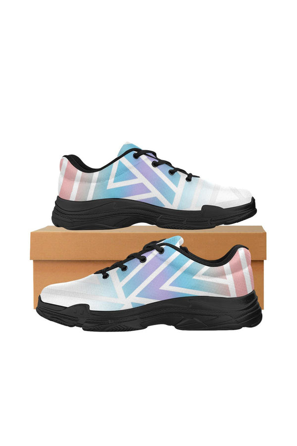 triangle Lyra Women's Shoe Tongue Lyra Women's Running Shoes/Large (Model 058) - Objet D'Art