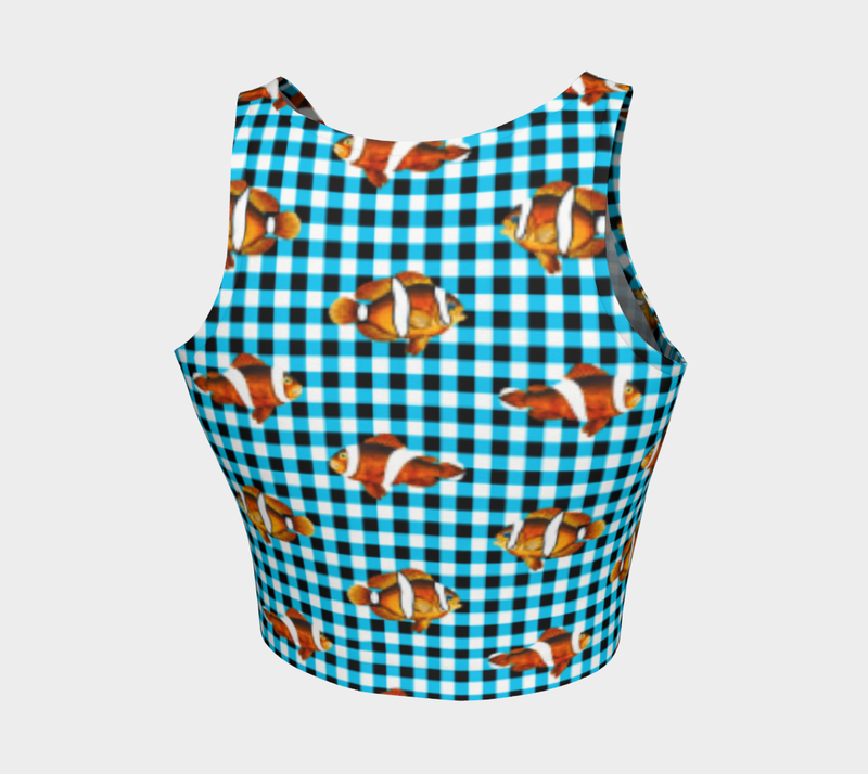 Clown Fish Athletic Crop Top - Objet D'Art