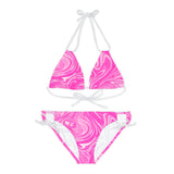 Strappy Bikini Set (AOP) - Objet D'Art