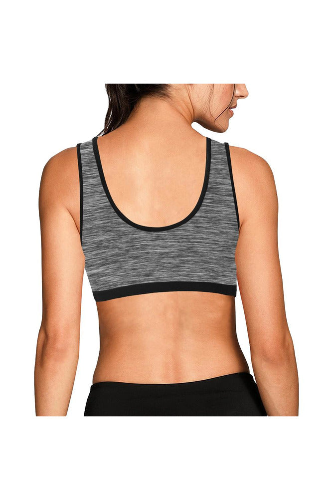 Fibrous Gray Sports Bra - Objet D'Art