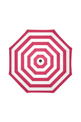 Red & White Stripes Auto-Foldable Umbrella (Model U04) - Objet D'Art