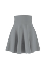 Gray Women's Skater Skirt - Objet D'Art
