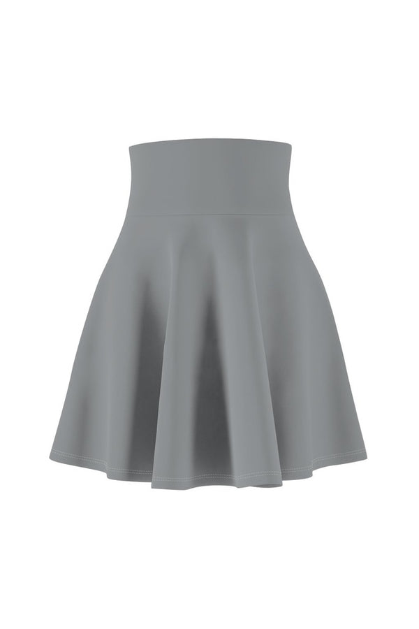 Gray Women's Skater Skirt - Objet D'Art