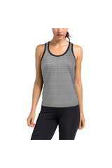 Micro Houndstooth Women's Racerback Tank Top - Objet D'Art