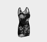 Floral Web Bodycon Dress - Objet D'Art