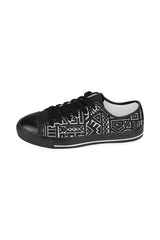 D18 Canvas Aztec Women's Classic Canvas Shoes (Model 018) - Objet D'Art