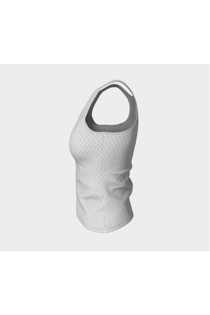 Geo Illusion Fitted Tank Top - Objet D'Art