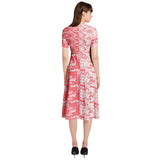 Puff Sleeve Button Through Dress - Objet D'Art