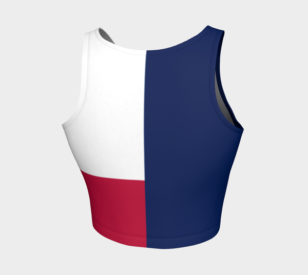 Texas Lone Star Athletic Crop Top - Objet D'Art