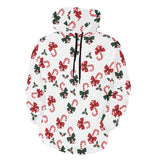 Candy Cane Cozy Hoodie for Women (USA Size) - Objet D'Art