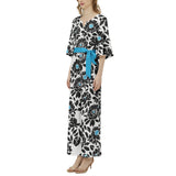 Dolman Sleeve Belted Wide Leg Jumpsuit - Objet D'Art