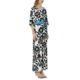 Dolman Sleeve Belted Wide Leg Jumpsuit - Objet D'Art
