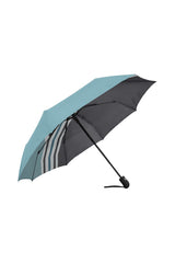 Blue Stripey Auto-Foldable Umbrella (Model U04) - Objet D'Art Online Retail Store