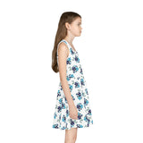 Girls' Sleeveless Sundress (AOP) - Objet D'Art