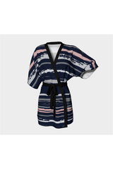 Pink Streak Kimono Robe - Objet D'Art