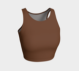 Earthtones Athletic Crop Top - Objet D'Art