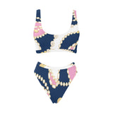chained maiden Sport Top & High-Waisted Bikini Swimsuit - Objet D'Art