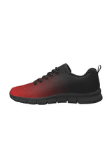 Fade Red to Black Women's Breathable Running Shoes - Objet D'Art Online Retail Store