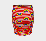 Rainbow Fitted Skirt - Objet D'Art
