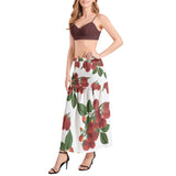 Colossal Raspberry Parfait Bralette Top and High Slit Thigh Skirt Set - Objet D'Art