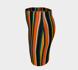 Vintage Striped Fitted Skirt - Objet D'Art