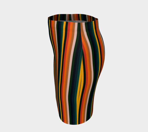 Vintage Striped Fitted Skirt - Objet D'Art