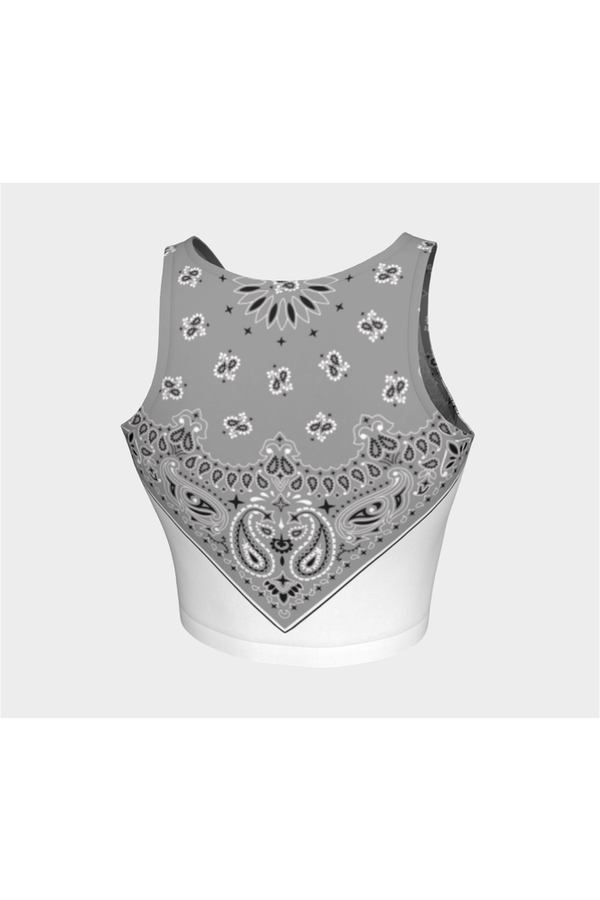 Gray Bandana Athletic Top - Objet D'Art