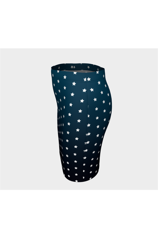 Starry Twilight Fitted Skirt - Objet D'Art