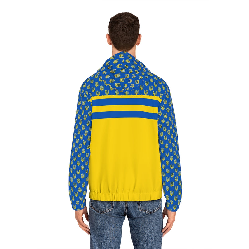 Support Ukraine Men's Full-Zip Hoodie - Objet D'Art